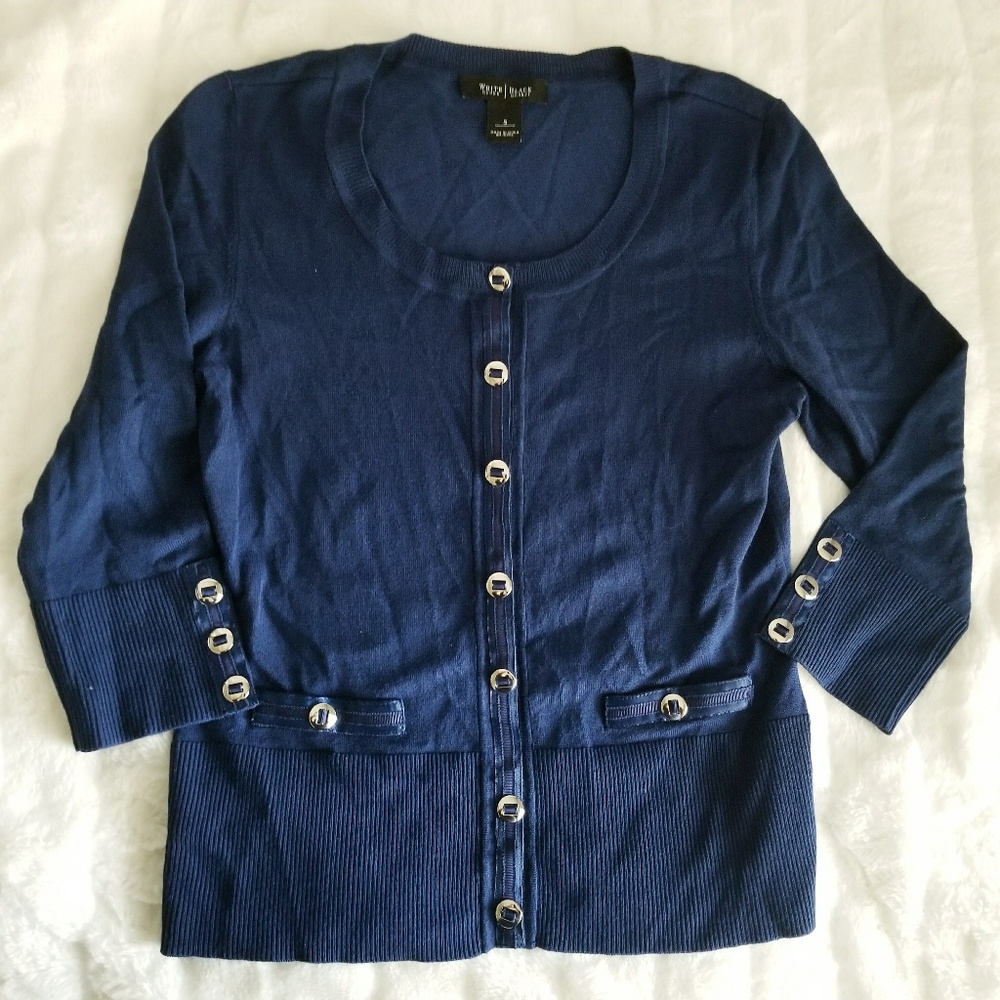 White House Black Market Snap Front Cardigan